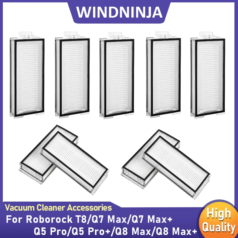 Für Roborock Q5 Pro/Q5 Pro+/Q5 Pro Plus/Q7 Max/Q7 Max+/Q8 Max/Q8 Max+/Q8 Max Plus/T8 Zubehör Roboter-Staubsauger Hepa-Filter