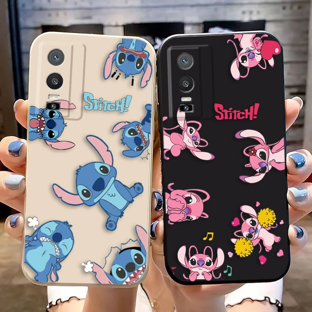 Naughty Koala Stitch Angel Phone Case For VIVO Y02S Y15S Y16 Y17 Y19 Y20 Y21 Y22 Y22S Y28 Y35 Y36 Y50 Y51 Y72 Y76 Y100 Y91 Case