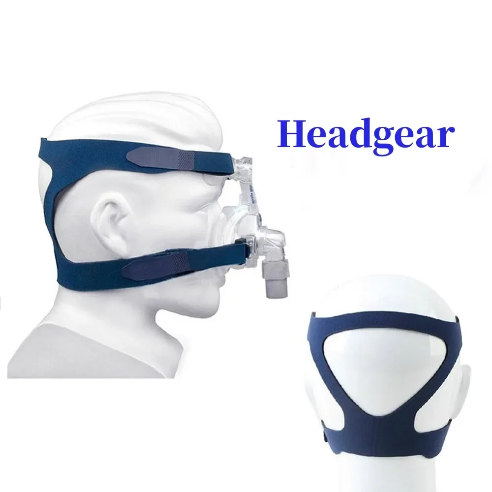 2Pcs Universal Strap CPAP Mask Headband Strap Universal Respirator Accessories Four Corner Fixed Headgear