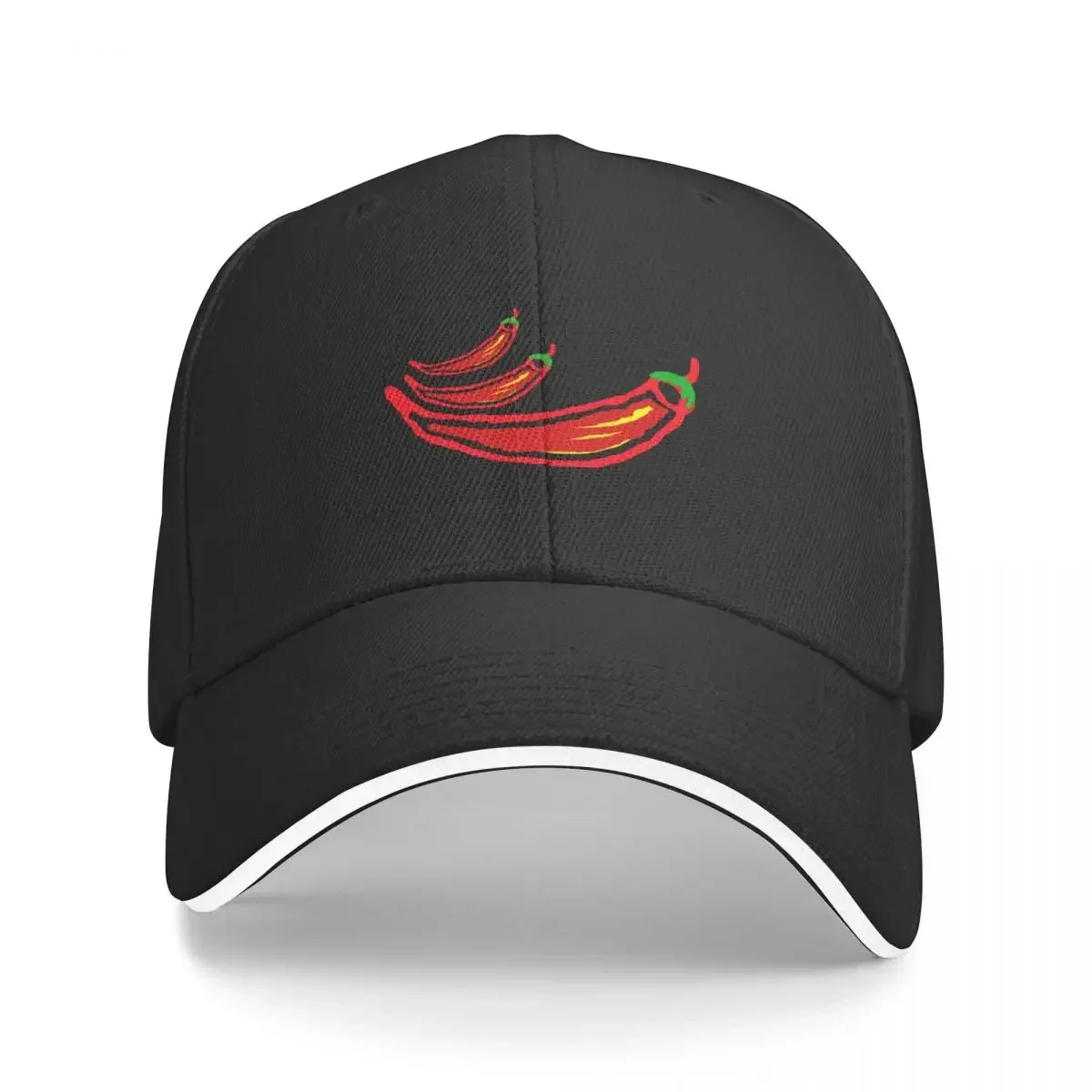 Three Chili Baseball Cap Rugby Trucker Hat Hats Man Women's