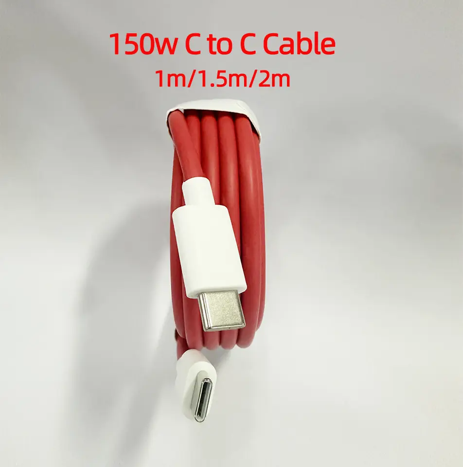 Original Oneplus 150w 100w Charger Cable 80w 65w Supervooc Usb C Charging Wire Cord One Plus 13 13R 12 11 Nord 4 CE4 5 For OPPO - 5