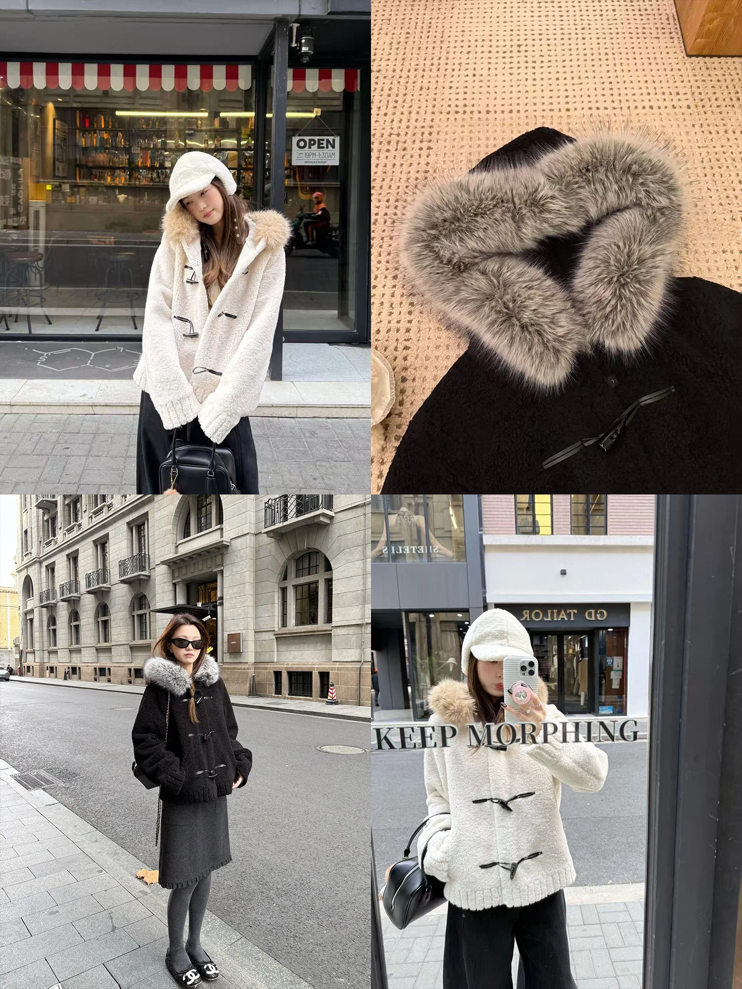 

Зимнее белое короткое пальто Y Studio Cry Bla из искусственного меха с пуговицами, имитация овчины, для молодежи и женщин, Cleanfit, с длинными рукавами