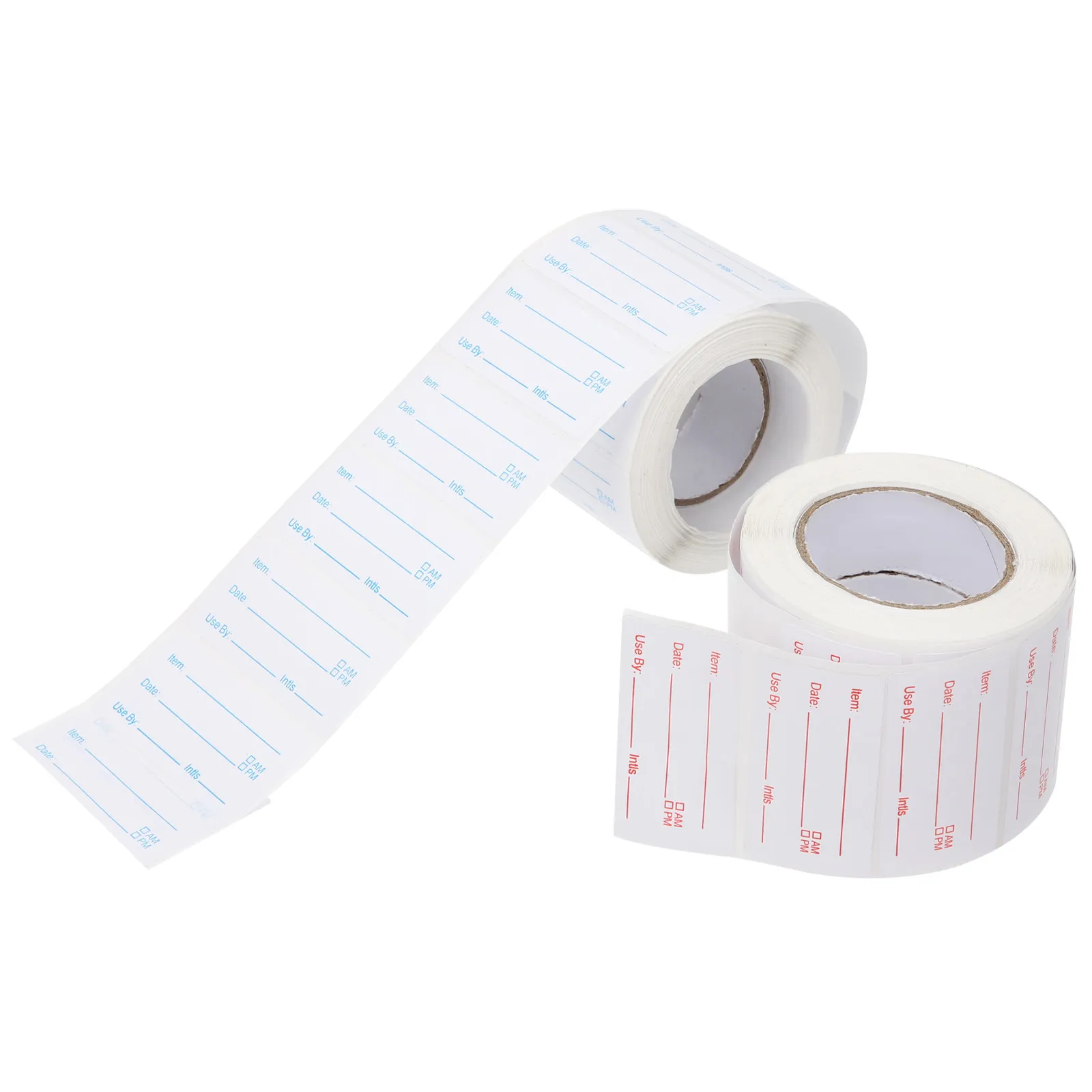 

2 Rolls Kitchen Food Labels Removable Stickers for Food Containers Refrigerator Date Labels Storage Tracking Label Stickers