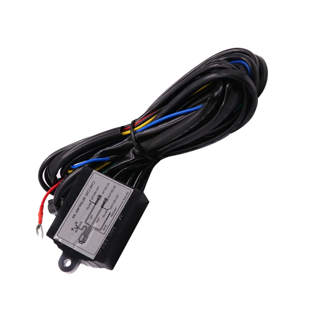 Professional Drl Controller Black Multifunctional LED Daytime Running Light Controller Auto Car Accessories Flash Delay