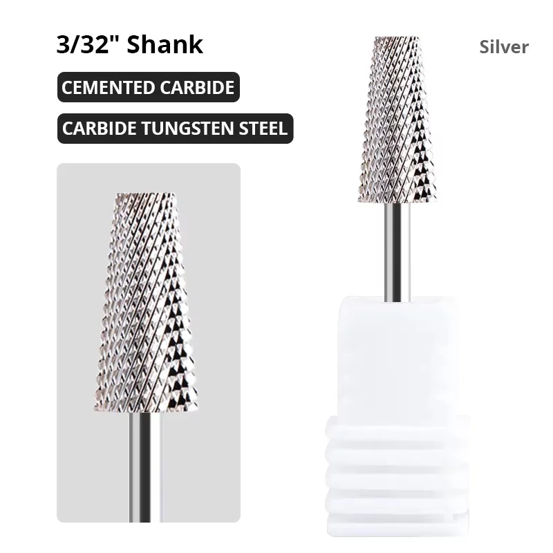 3in1 Titanium Grinding Head, ladder Grinding Head，Tungsten steel Nail Drill Bit
