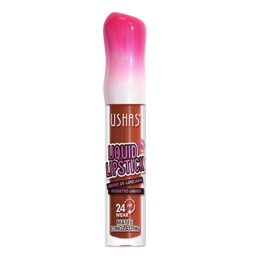 Heißer 0,17 Unzen Lipgloss Antihaft-Cup Flüssige Lippen-Make-up-Produkte Feuchtigkeitsspendendes, mattes, getöntes Lippenöl Pouty Lips
