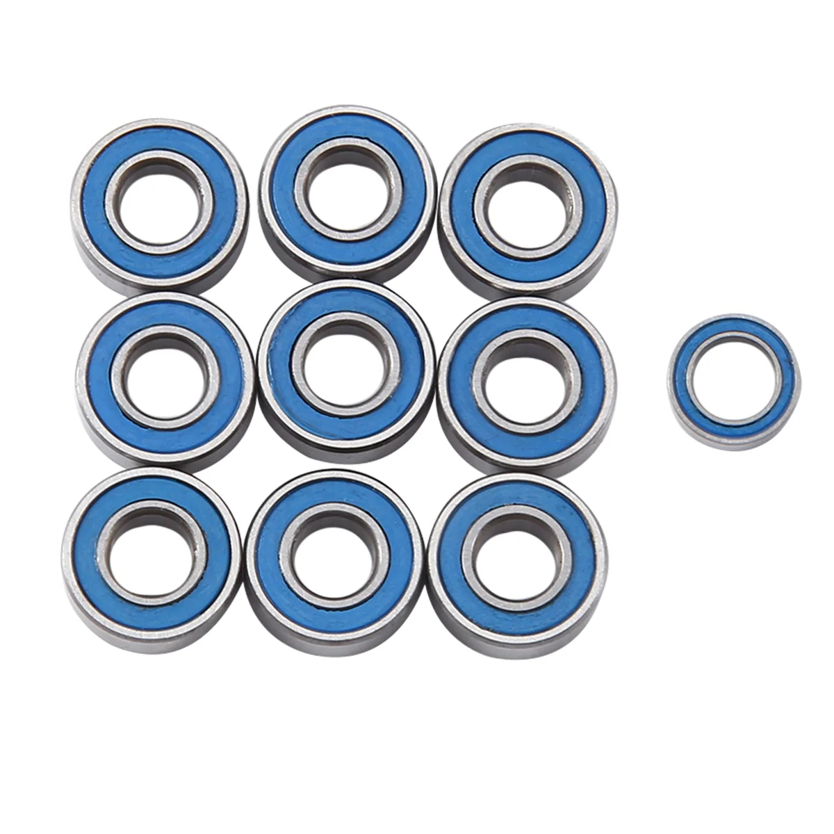 10Pcs Sealed Bearing Kit for Tamiya CW-01 CW01 RC Car Upgrade Parts Accessories