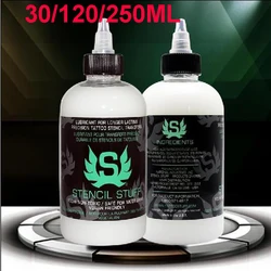 Plantillas de tatuaje de larga duración, suministros de Gel de crema de transferencia de pigmento de tatuaje de pintura, marca americana, 30/120/250ml