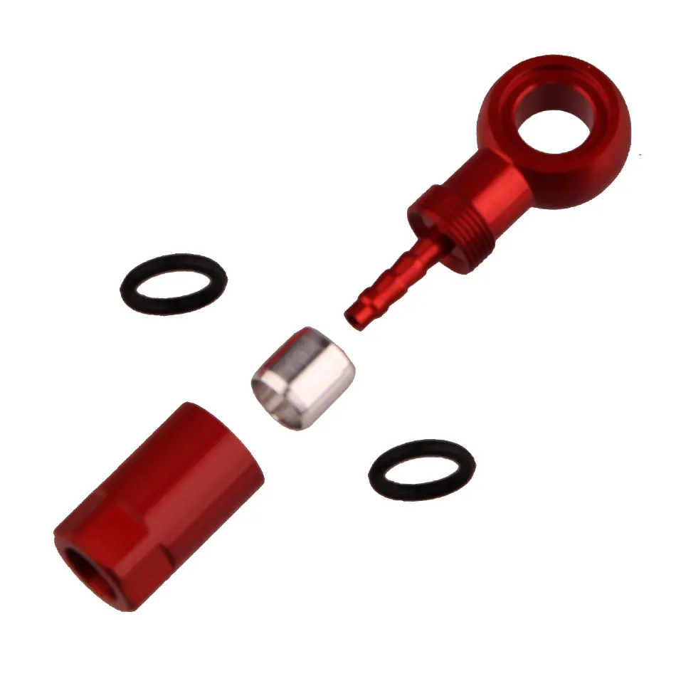AliExpress nfox NFOX Bicycle Hydraulic Hose 5mm Hydraulic Disc Brake M8 Fitting Olive Needle Five Line Body M5 Screw Caliper Repair Accessory