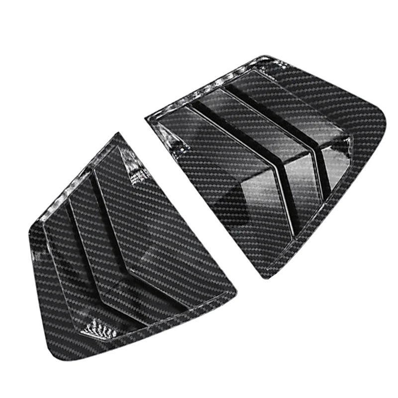 

2PCS Replacement Accessories For 2012-2015 Honda Civic Car Side Quarter Window Vent Louver Shutter Cover Trim-A97E