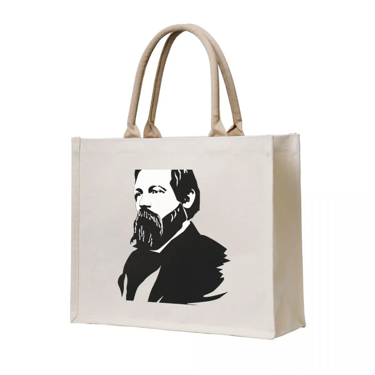 

Friedrich Engels Tote Bag Canvas stote bag Gift bag Shopper handbag tote