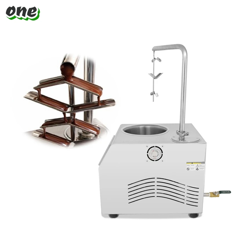 

Stable quality small chocolate tempering melting machine strawberry cookies coating chocolate melting machine