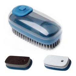 Kitchen Brush Pot Pan Sink Cleaning Bowl Wash Automatic Dispenser liquid scrub brushes for cleaning