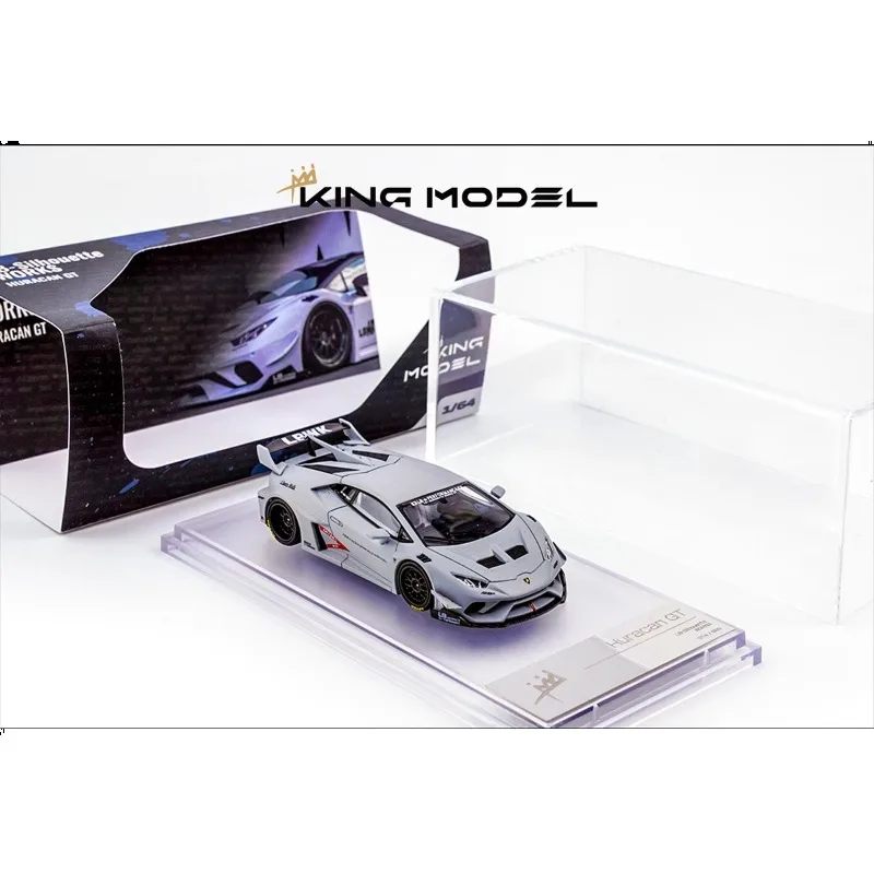 King Model 1/64 Huracan GT LBWK Metalowy Model Auta Zabawka Odlewany Ciśnieniowo Prezent
