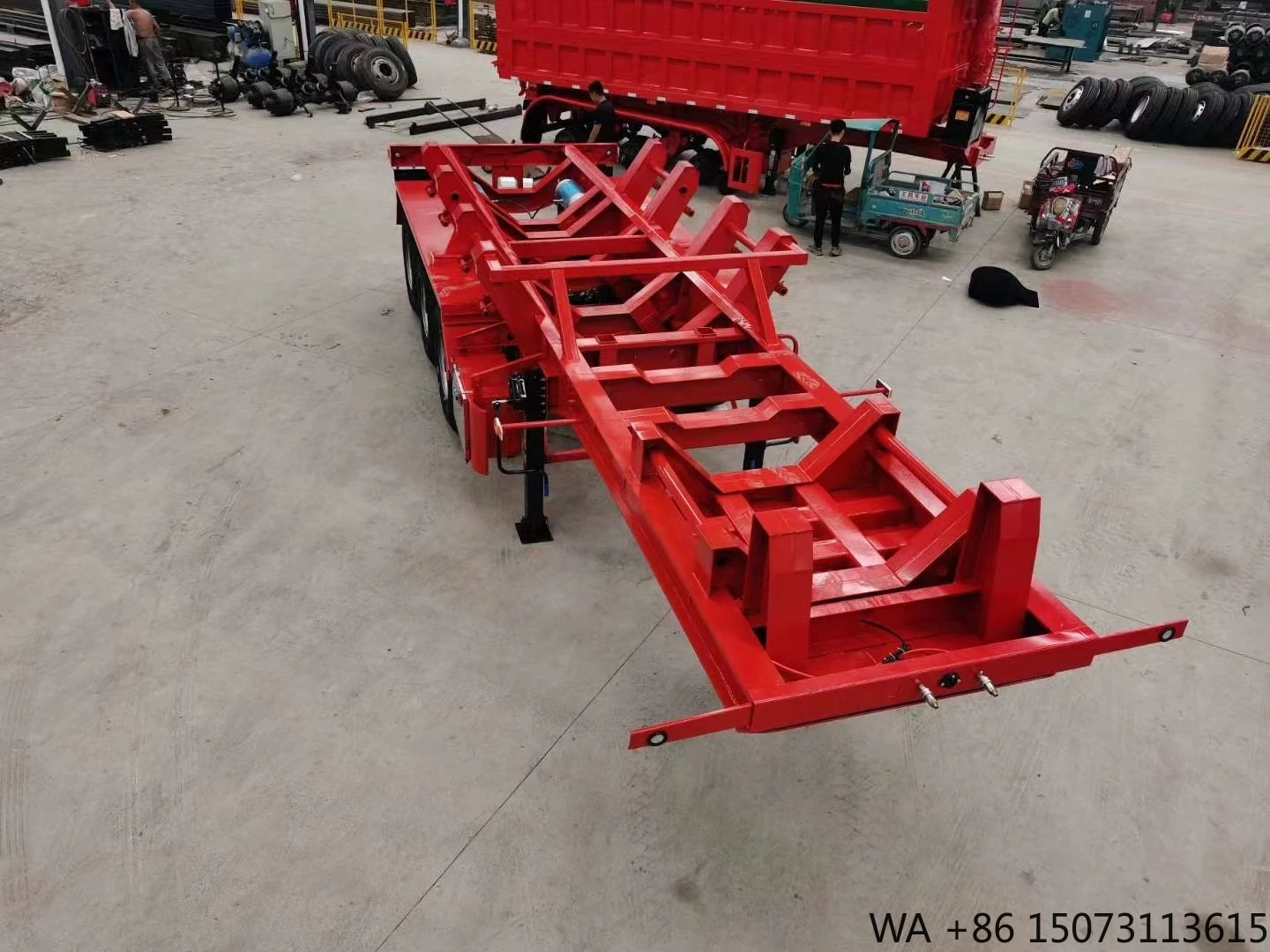 Factory Sale Steel Coil Transport Semi-Trailer 40000kg Payload Capacity