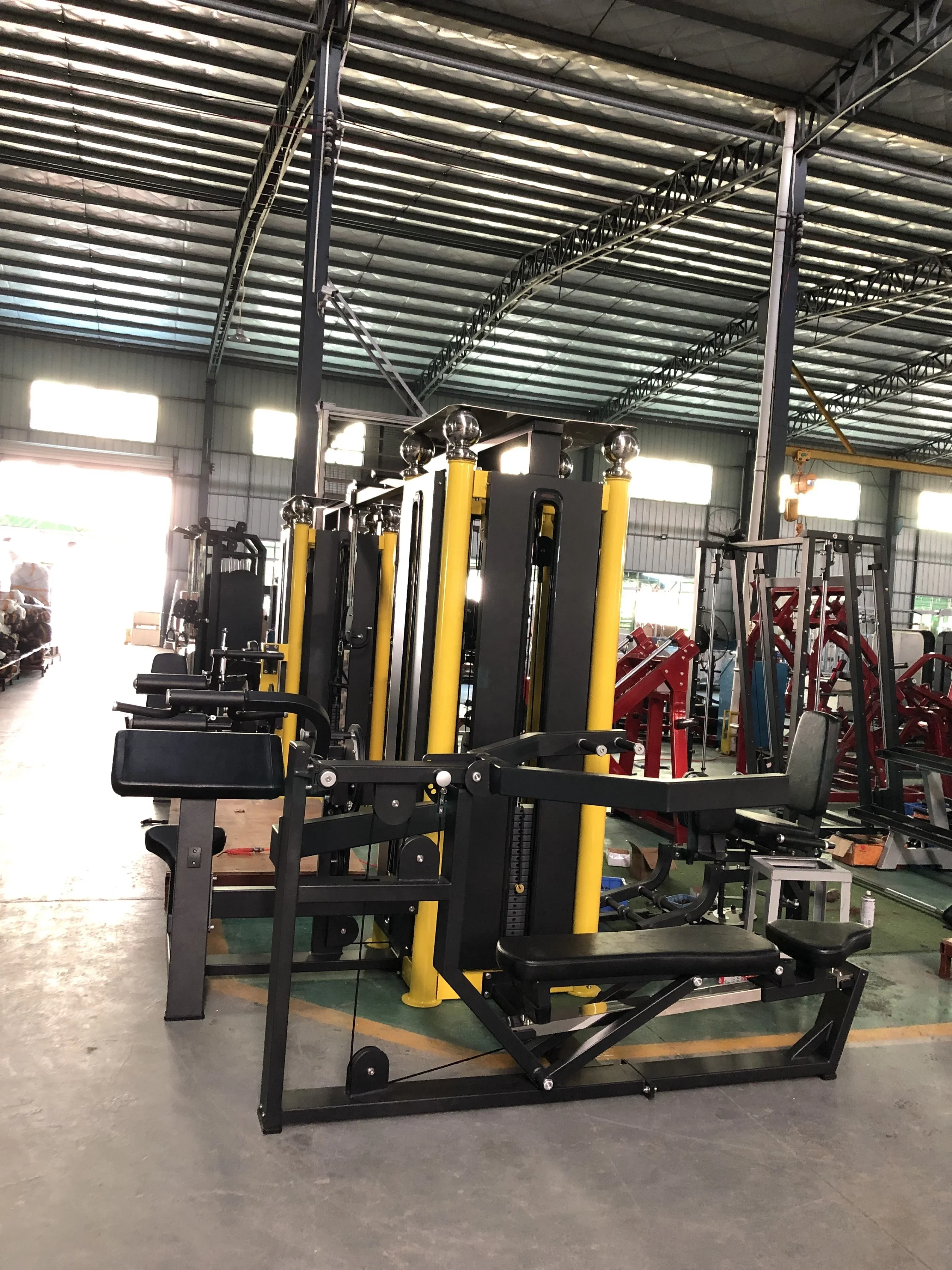 Jungle 8 Station Multi Gym Functional Training Strength Machine Body Building 8 Jungle Station JLC-ZH12 Fitness