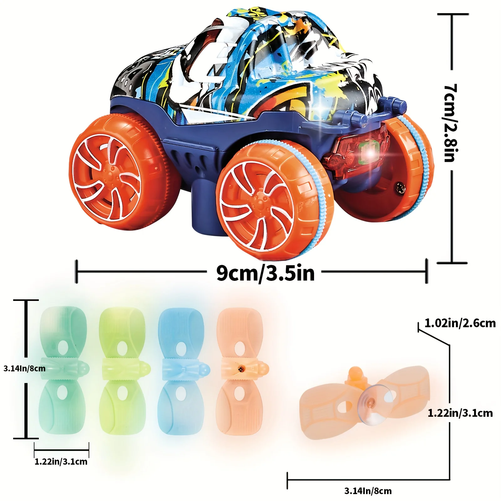 235PCS ฉากไดโนเสาร์ Luminous Track Car