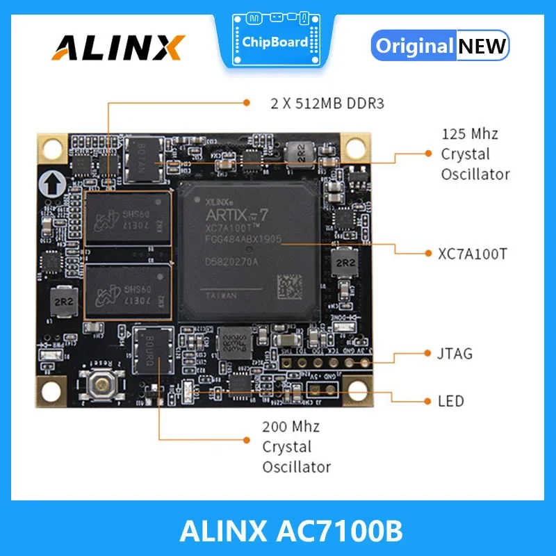 産業用グレードモジュール,fpgaコアボード,ac7100b,xilinx,ALINX-XILINX,xc7a100t,Artix-7