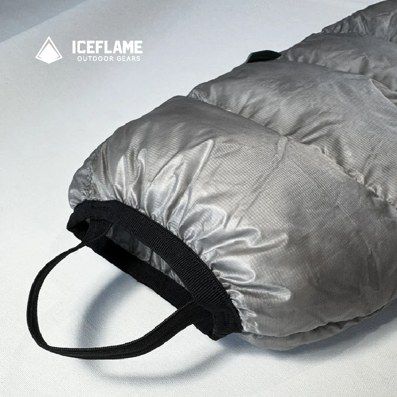 Ice Flame NXT 800FP spodnie puchowe Outdoor Ultralight szare spodnie z kaczego puchu przenośne Camping piesze wycieczki termiczne wewnętrzne UNISEX