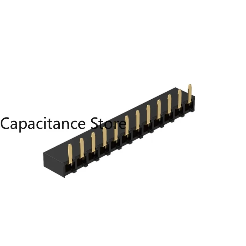 10PCS 2.54mm female single row H5.0 90 degree/180 degree U-shaped plastic connector computer motherboard plug-in