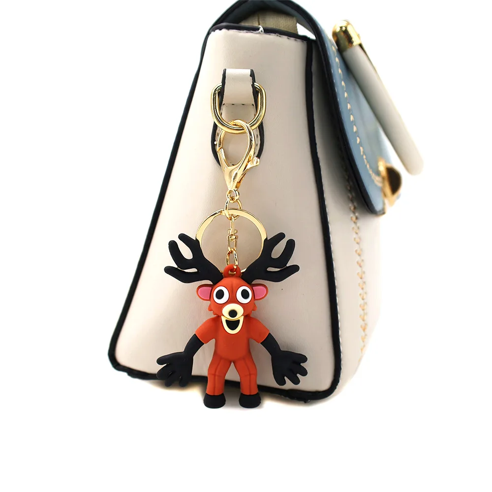 99 ليال في الغابة المفاتيح الاطفال أنيمي عمل أرقام قلادة الرجال سيارة حلقة رئيسية أكياس الديكور لعبة كلاسيكية أفضل صديق هدية