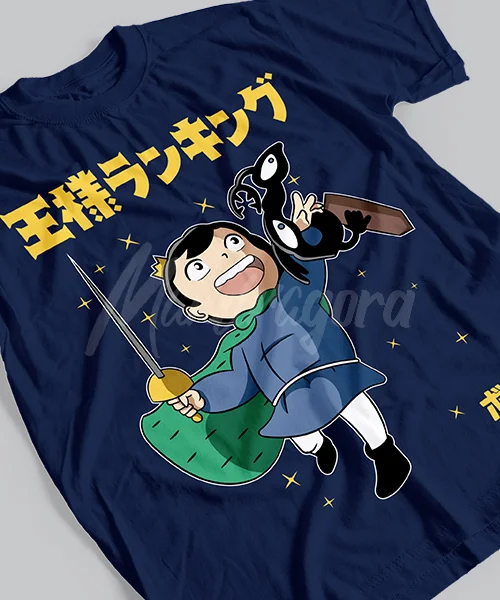 T-shirt for Anime Ousama Ranking Bojji y Kage