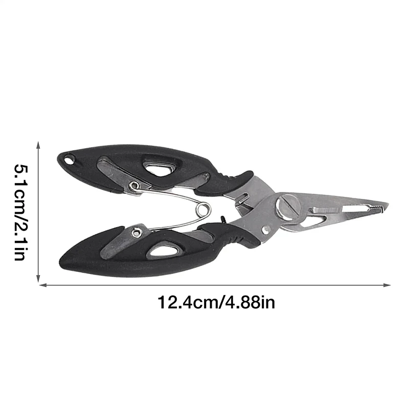 Multifunctional Curved Fishing Plier Scissor Braid Line Lure Cutter Hook Remover Fishing Tackle Tool Cutting Fish Use Scissors
