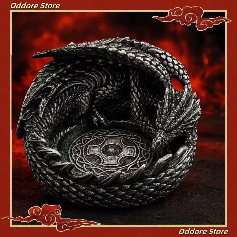 

Новая элегантная пепельница Dragon Soul, мужская офисная декоративная деталь, ретро украшение для рабочего стола, крутой социальный гаджет для мужчин, идея подарка