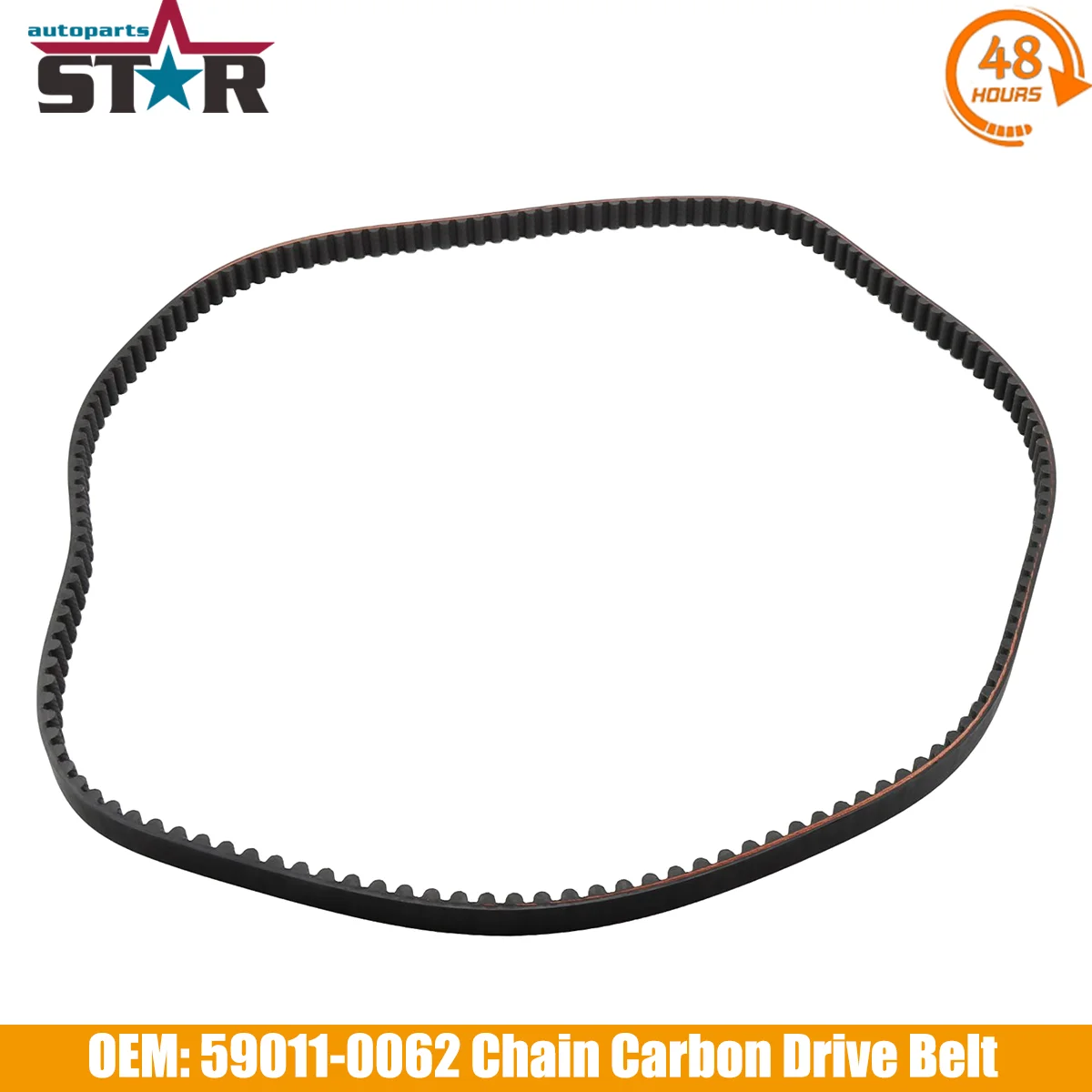 

Fits For Kawasaki Vulcan 900 Classic 2006-2024 Drive Belt Poly Chain 59011-0062 59011-0013 Transmission Gear