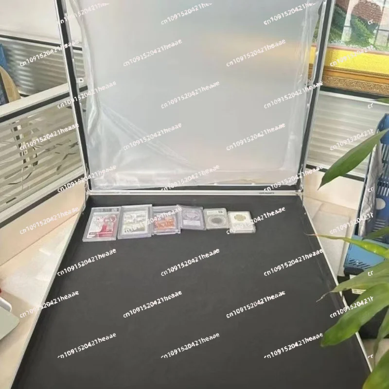Suitable for with Lock Function Silver Aluminum Acrylic Transparent Top Display Stand Portable  Display Case