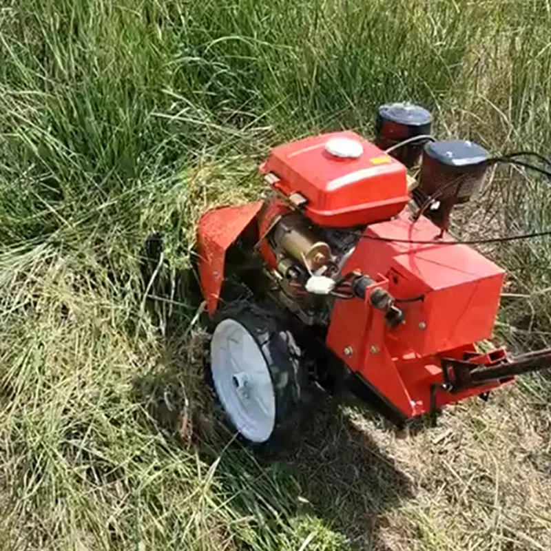 Mesin Pemotong Rumput Dorong Penggerak Mandiri Mesin Pemotong Rumput Mesin Pemanen dan Penyiangan Pertanian Mesin Pemotong Rumput 80CM/120CM