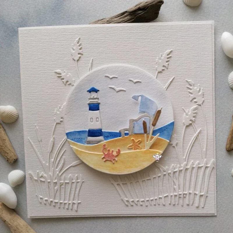 Mmao Craft metal cutting dies cut die mold Weed circle frame Scrapbook paper craft knife mould blade punch stencils dies