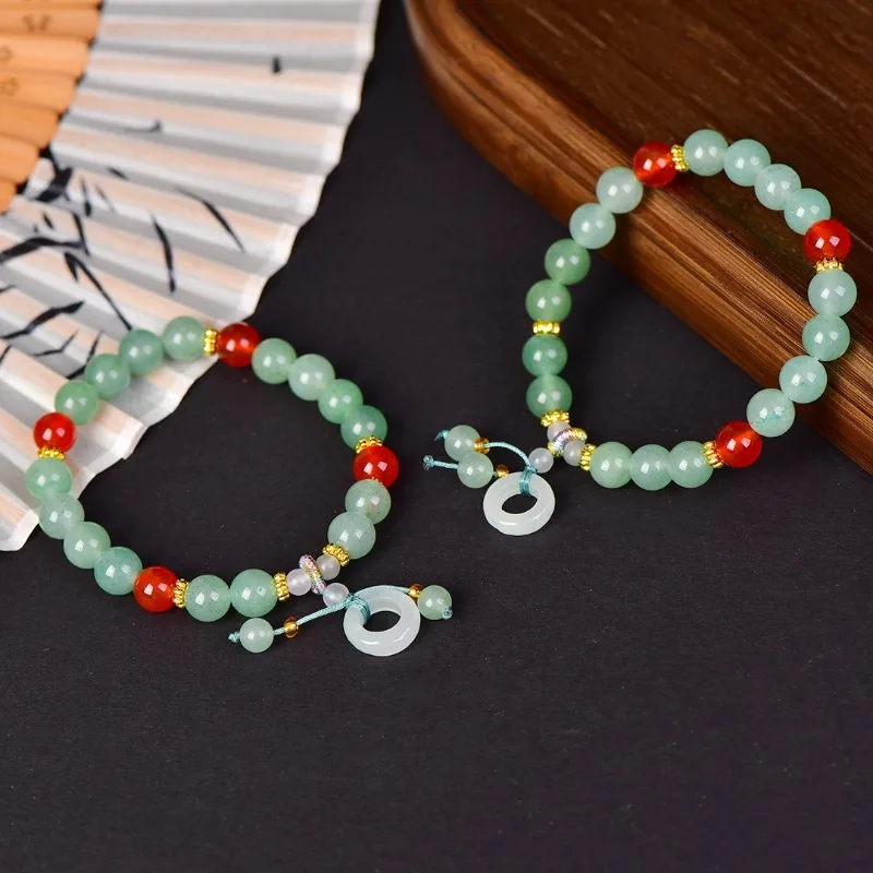 

Новый натуральный нежный нефритовый браслет Duobao Dongling