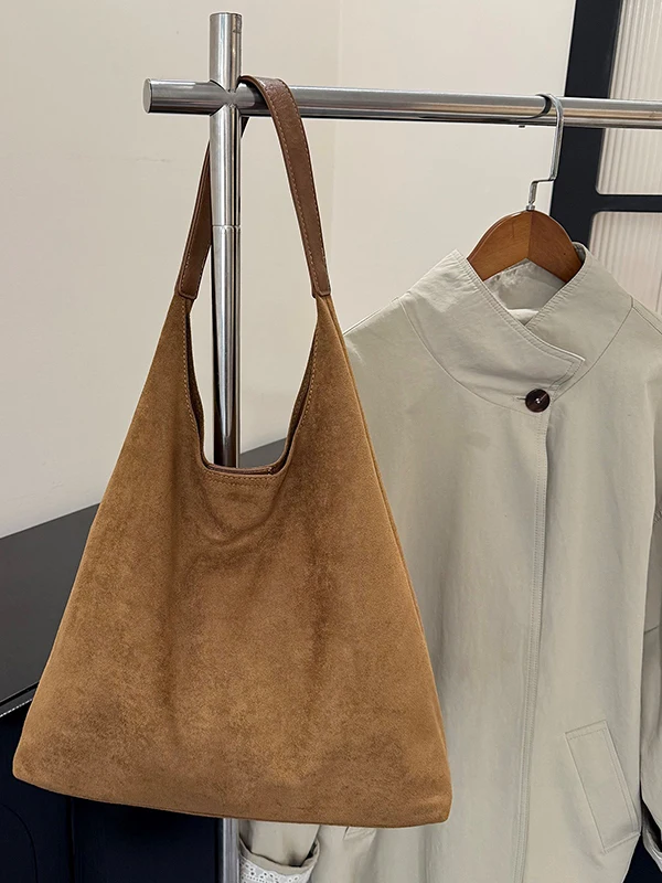 

Женская большая бархатная сумка-тоут Capaci, пригородная сумка-мешок, повседневная простая сумка с магнитной застежкой, модная сумка