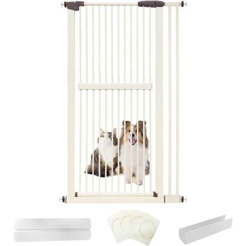 

Extra High Pet Door High Pressure Installation Suitable for Cats, Dogs, Children, Stairs, Doorways, Corridors,