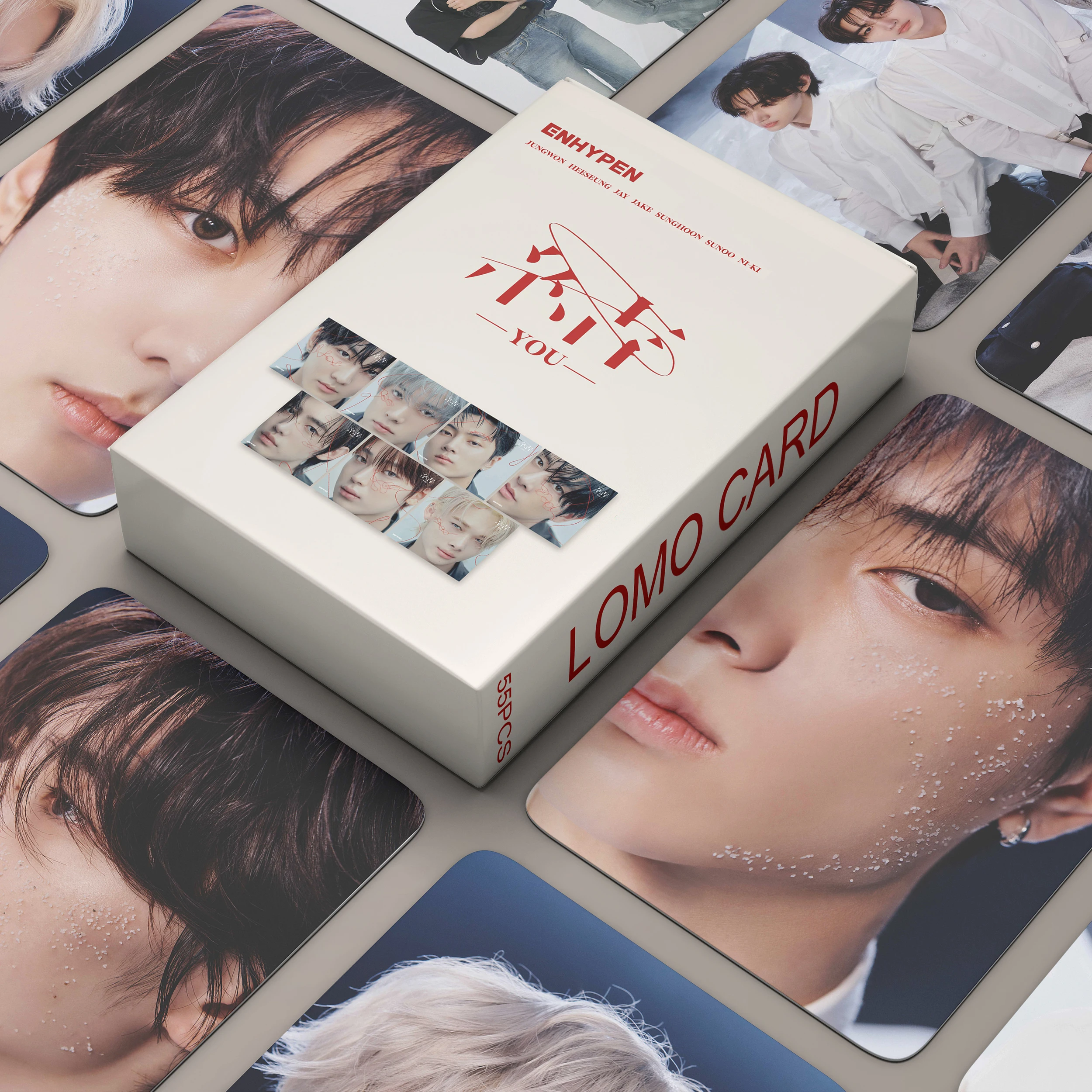 55 grupo coreano de niño y niña, nuevo álbum, nueva tarjeta de colección de canciones, tarjeta individual, colección grande