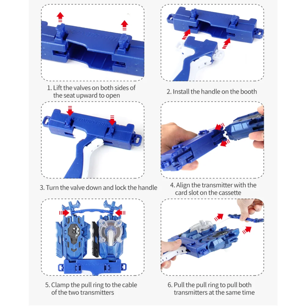 Takara Tomy Griffe und Wurfvorrichtungen für Kampf-Spinnkreisel-Spielzeug – Detail 6