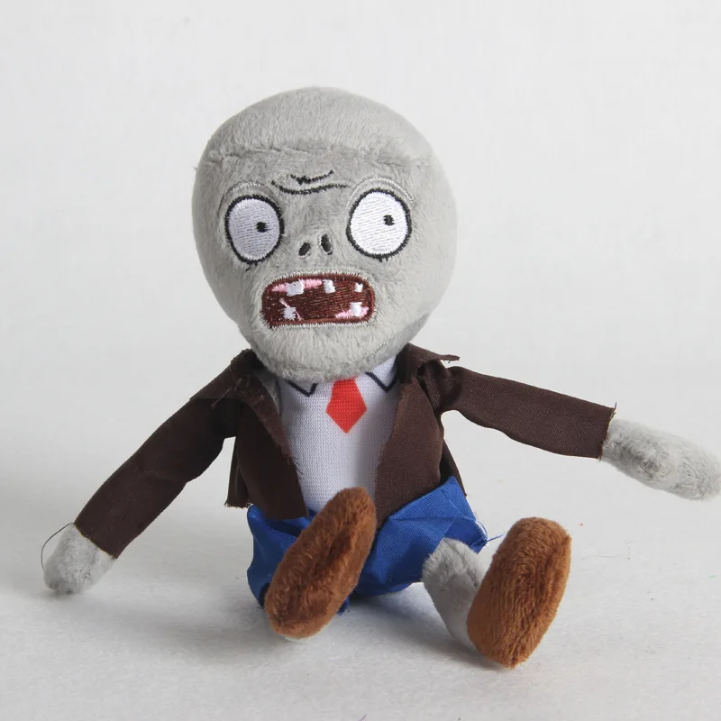 Llavero de peluche suave de las plantas contra los zombis, figura de peluche adorable, adorno para bolso, llavero para mochila, regalo.
