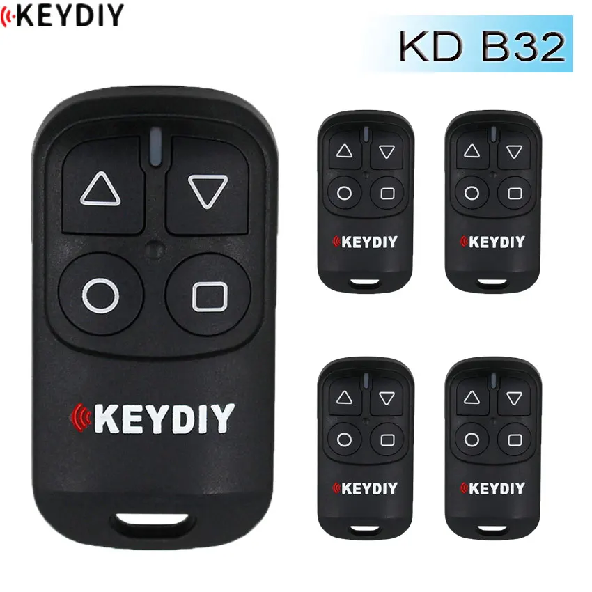 

5/10pcs/lot KEYDIY KD B32 Car Remote Key 4 Buttons General Garage Door Remote for KD900 URG200 KD-X2/KD MINI KD200 MINI Remote