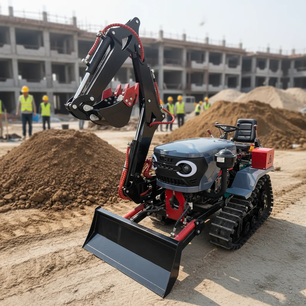 Customize Multi Purpose Crawler Tractor Suitable For Mountain Paddy Field