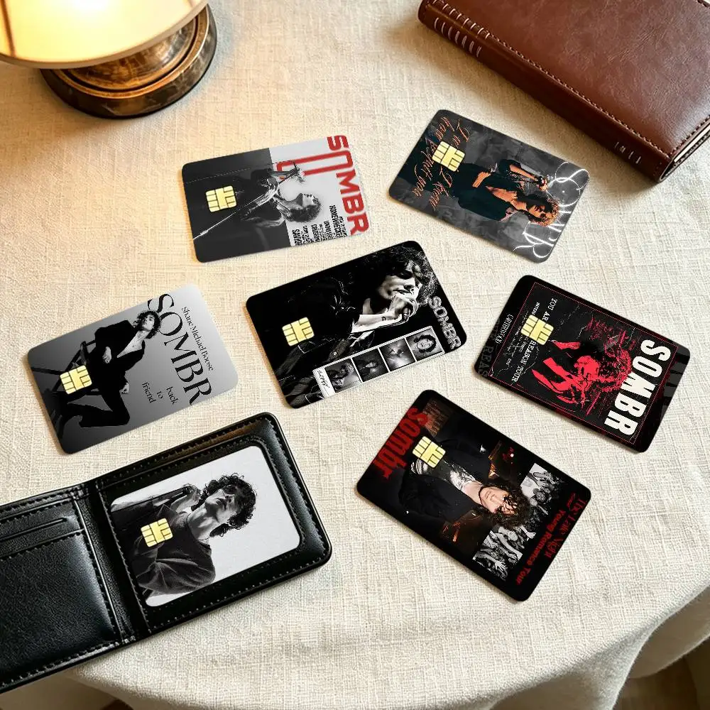 Popularity soars S-Sombr S singer  Credit Card HD Stickers Game Card Decal Small Chip Waterproof Sticker Gift