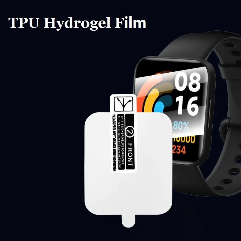 10PCS TPU Hydrogel Screen Protector for Xiaomi Redmi Watch 3 Active / REDMI WATCH 3 Lite /2Lite Smartwatch Soft Protective Film