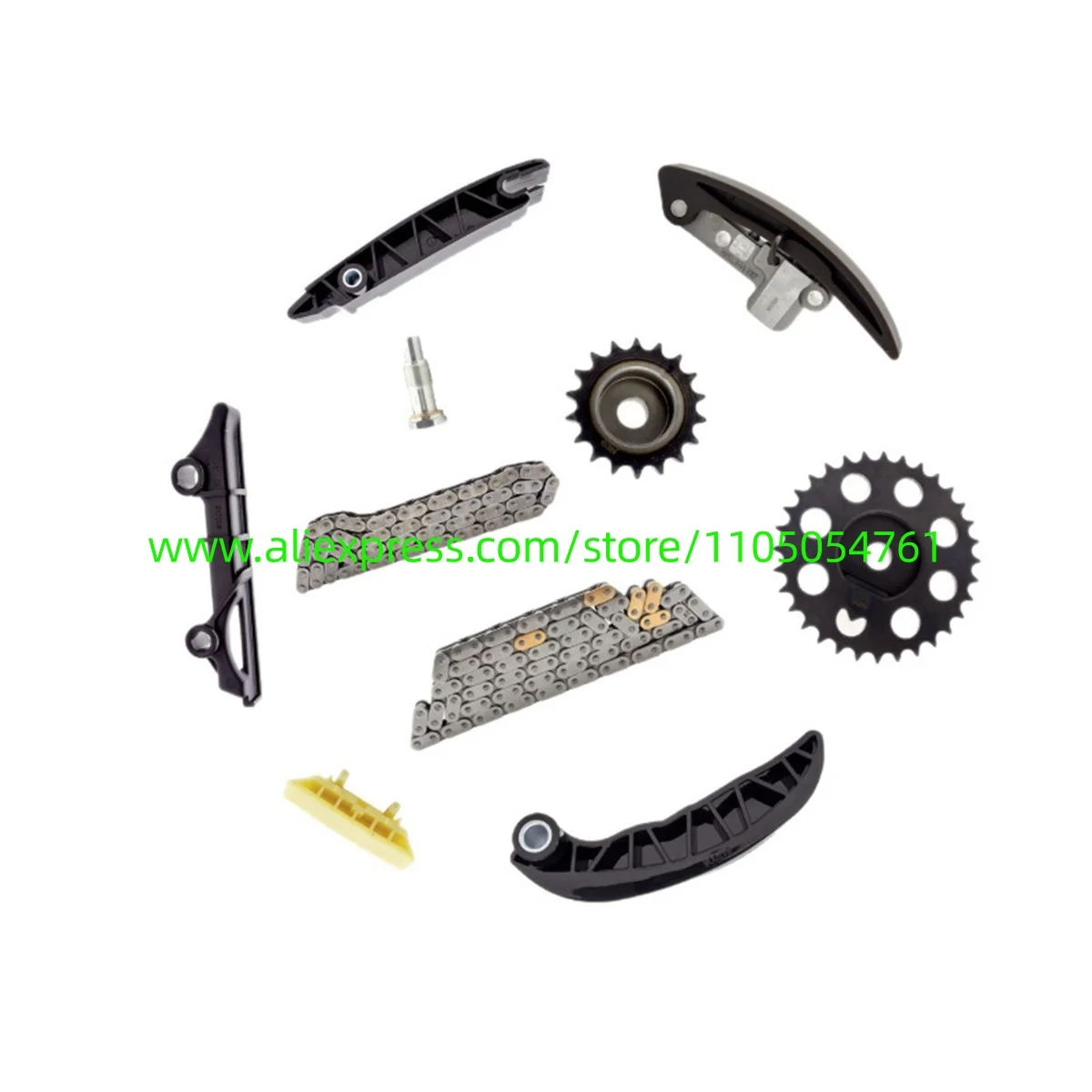 

automotive engine timing chain repair kit 03H109503 is suitable for V=olk-swag-en A=ud-i 3.2L models.