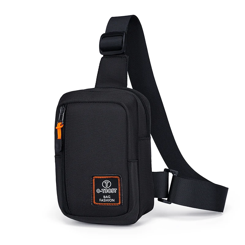 New Men Chest Bag Casual Shoulder Bag Oxford Side Sling Bag Male Sports Outdoor Crossbody Bag For Men Running Cycling Phone Bags