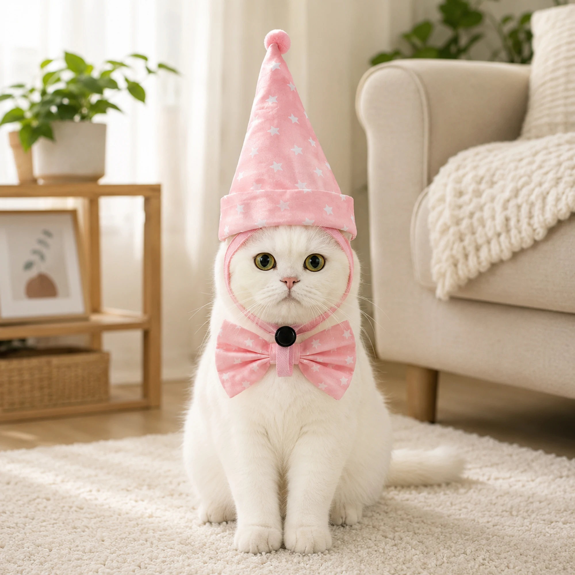 Pet Birthday Pointed Hat Brogue Set Of Clothes Kitty Festival Atmosphere Dressing Style Small Dog Cute Decoration Headwear