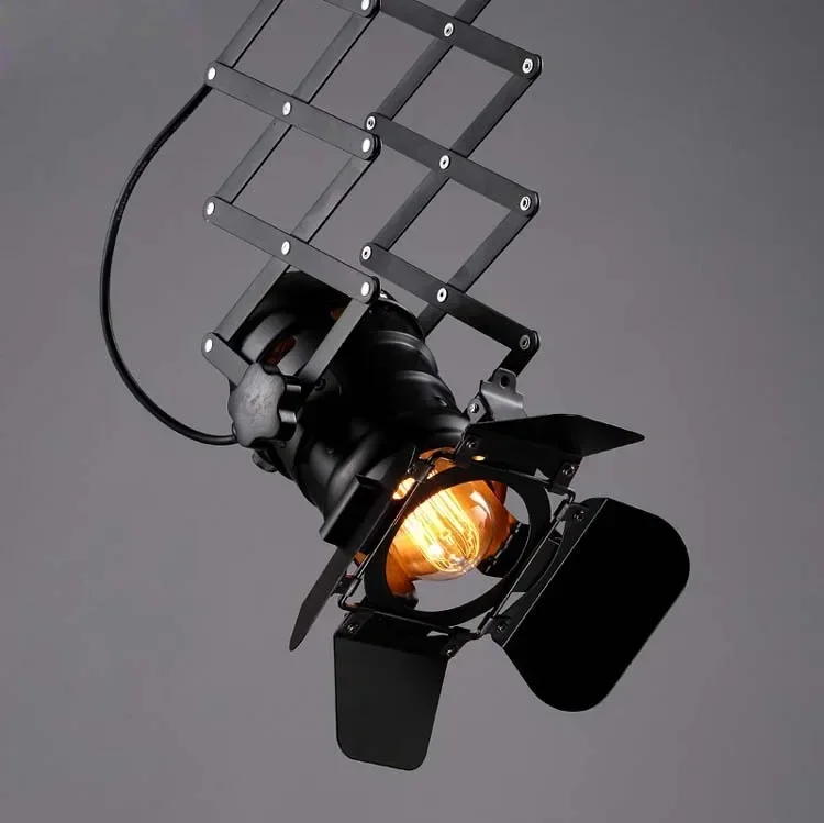 Black Retro Style American Loft Industrial Light With E27 Edison Bulb Cafe Loft Vintage Iron Lamp Lighting For Living Room Bar