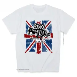 Sex Pistols Loose Men's T-Shirt T Shirt for Men and Women New Short Sleeve Cotton Casual Top Tee Camisetas Masculina