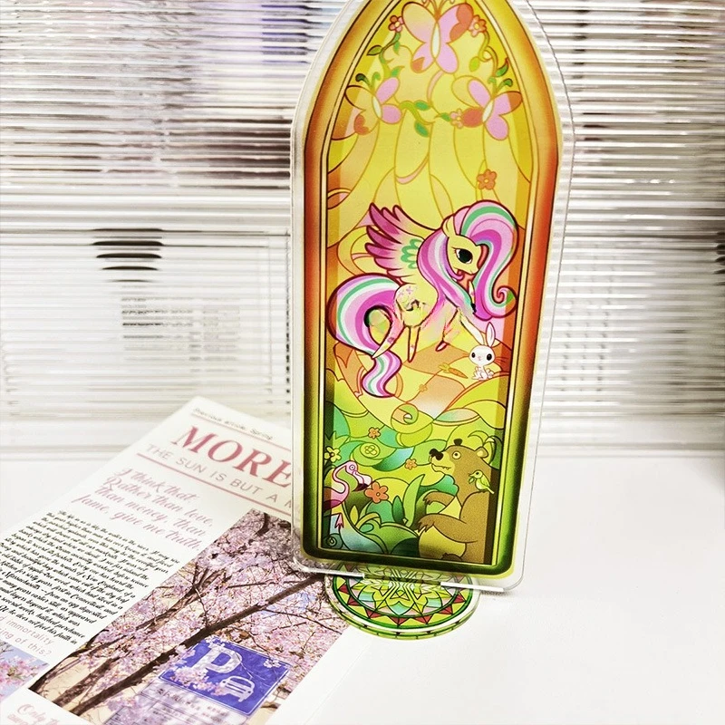 حامل نافذة My Little Ponys Pinkie Pie Rainbow Dash Fluttershy Twilight Sparkle مع أيدي للهدايا #5