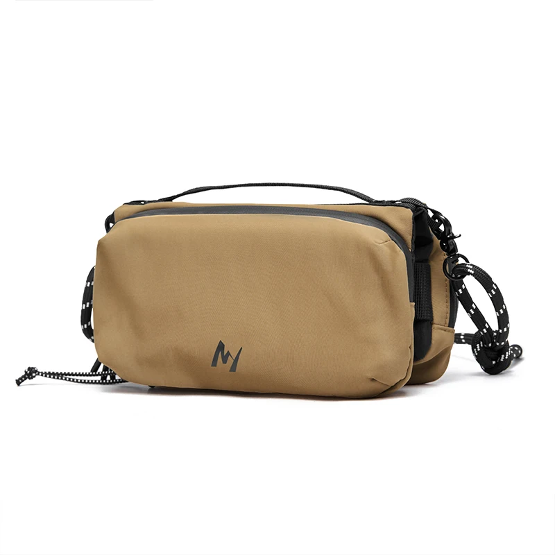 MOYYI Waterproof Stylish Unisex Crossbody Bags Oxford Lightweight Shoulder Bag Sport Travel Phone Bag With Anti-lost Keychain