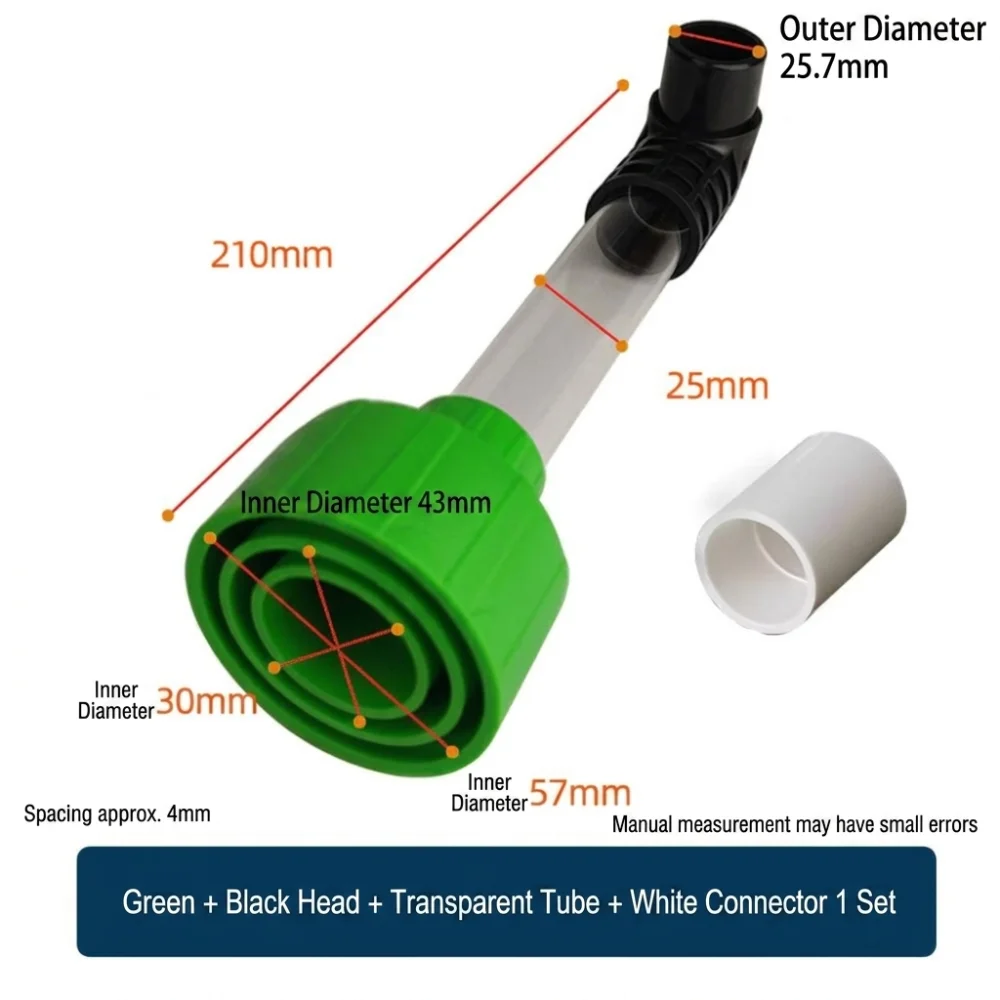 Wear Resistant AC Drain Line Unclogger Universal Attachment PVC Pipe Compatible Drain Line Cleaner Tool Quick Connect Plastic